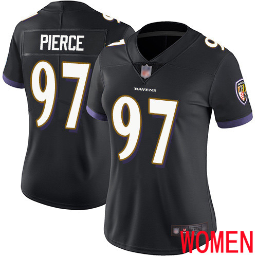 Baltimore Ravens Limited Black Women Michael Pierce Alternate Jersey NFL Football 97 Vapor Untouchable